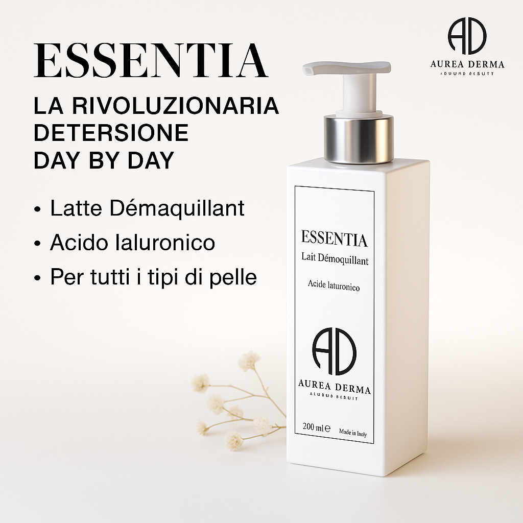 ESSENTIA Latte Detergente - Acqua Profumata - Brume Setificante per una Pelle Liscia e Luminoso