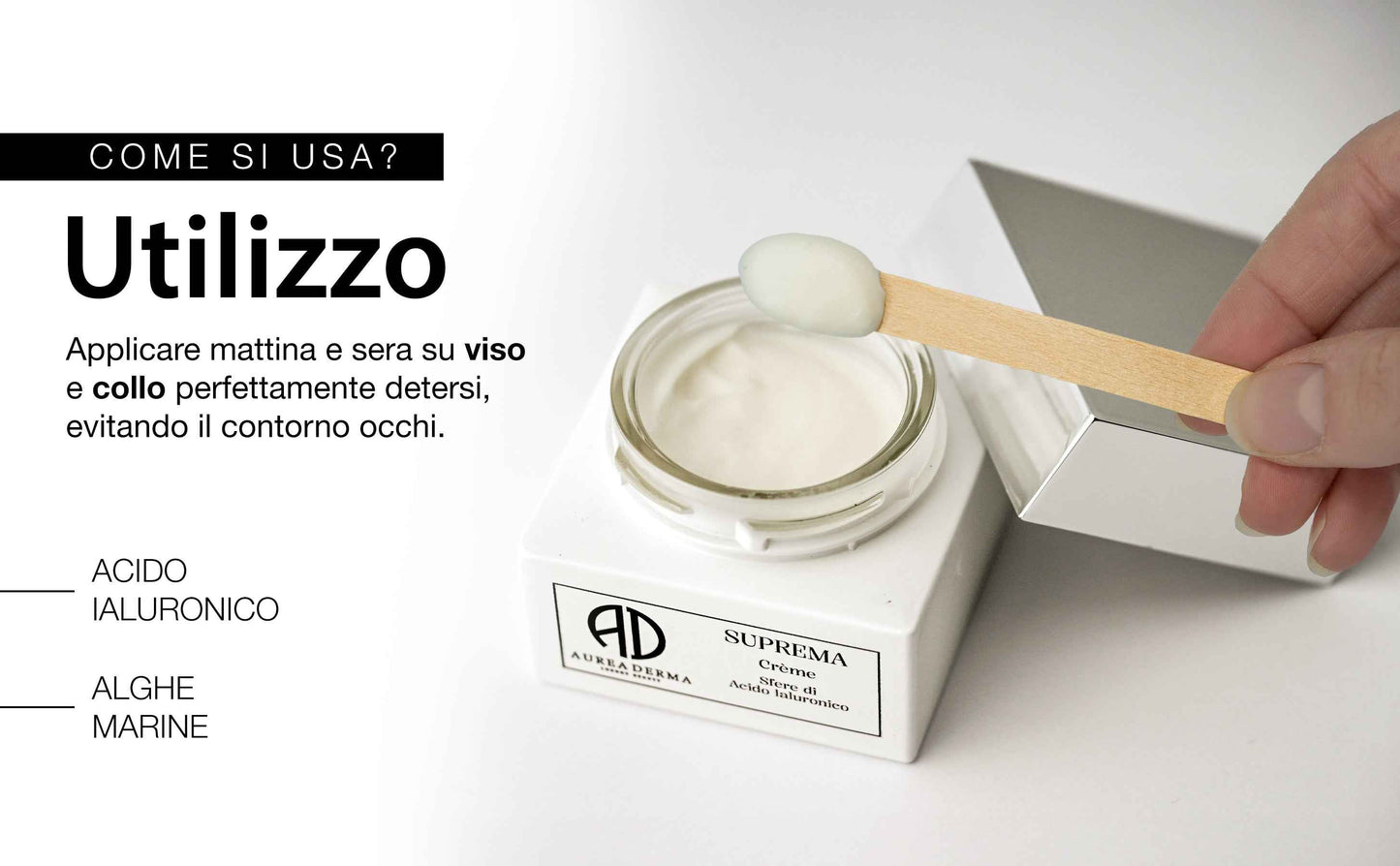 SUPREMA CREMA VISO GIORNO E NOTTE RIMPOLPANTE ALL'ACIDO IALURONICO E ALGHE ANTI AGE