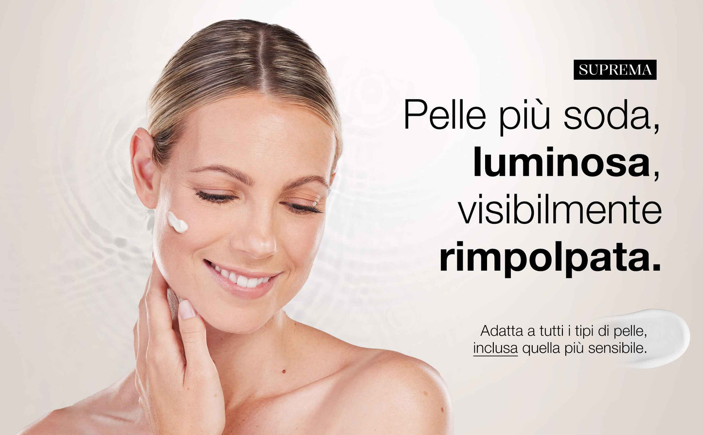 SUPREMA CREMA VISO GIORNO E NOTTE RIMPOLPANTE ALL'ACIDO IALURONICO E ALGHE ANTI AGE