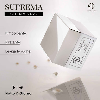 SUPREMA CREMA VISO GIORNO E NOTTE RIMPOLPANTE ALL'ACIDO IALURONICO E ALGHE ANTI AGE