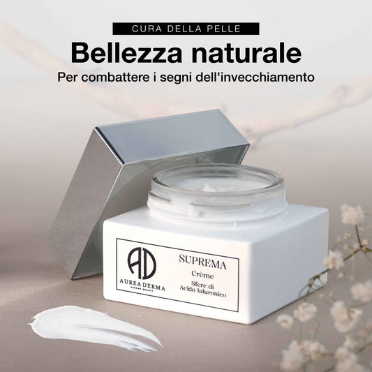 SUPREMA CREMA VISO GIORNO E NOTTE RIMPOLPANTE ALL'ACIDO IALURONICO E ALGHE ANTI AGE