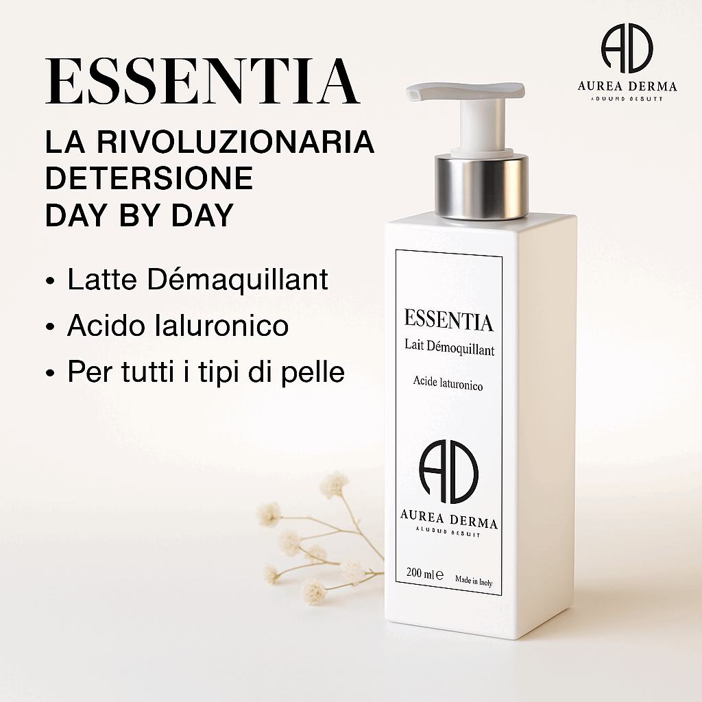 ESSENTIA Latte Detergente - Acqua Profumata - Brume Setificante per una Pelle Liscia e Luminoso