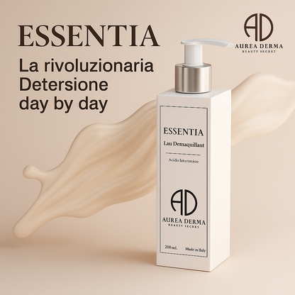 ESSENTIA Latte Detergente - Acqua Profumata - Brume Setificante per una Pelle Liscia e Luminoso